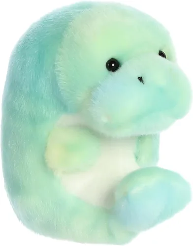 Miniatura 2 de Aurora Round Rolly Pet Myrtle Manatee - Adorables compañeros - Diversión sobre la marcha - Verde 5 pulgadas