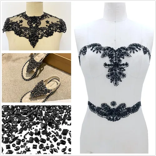 Miniatura 7 de 500 Piezas Diamantes de Imitación Acrílicos de Respaldo Plano para Coser, Gemas de Costura, Cristal Formas Mixtas, Cuentas de Costura, Decoraciones