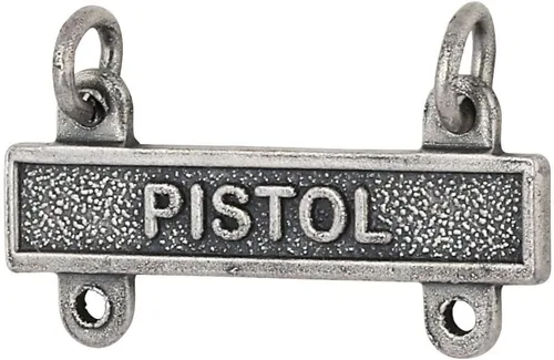 Miniatura 2 de Barra de calificación de pistola del ejército óxido de plata, Plateado (Silver Oxide)