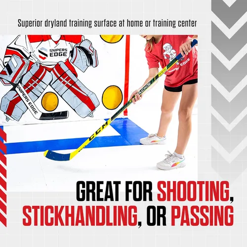 Miniatura 3 de Snipers Edge Hockey - Azulejos de hockey Drlyand Slick, para entrenamiento de hockey, accesorios de hockey para interiores y exteriores