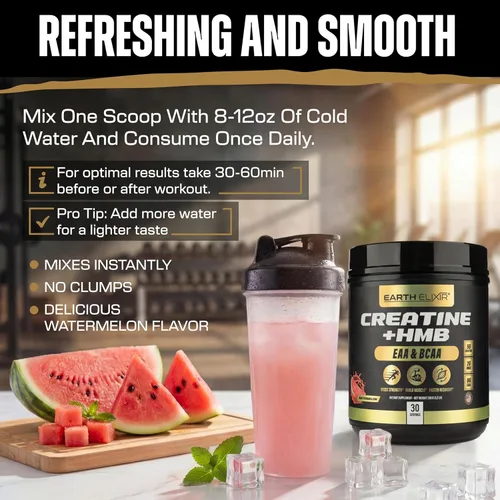 Miniatura 6 de Suplementos de creatina HMB para hombres y mujeres con aminoácidos esenciales Mezcla de polvo EAA y BCAA Monohidrato de creatina en polvo y HMB