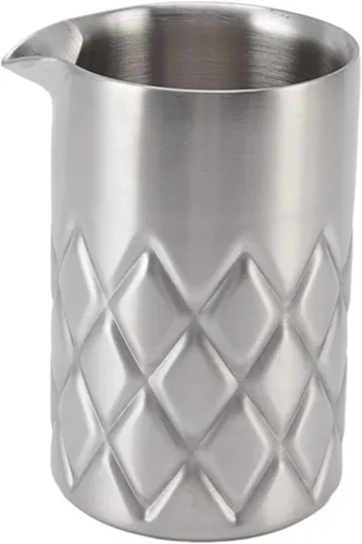 TOPINCN Vaso de mezcla de cóctel, acero inoxidable, mezclador de vidrio, coctelera de doble pared, barman herramientas de bricolaje, mezclador de