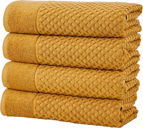 Miniatura 67 de Great Bay Home - Toallas de mano 100% algodón blanco, 6 toallas de baño suaves para manos, altamente absorbentes y de secado rápido, colección