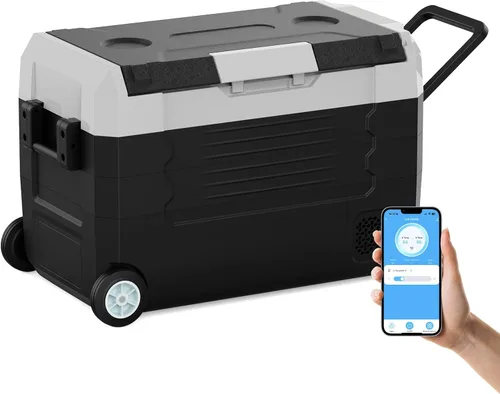 Miniatura 14 de SubSun Enfriador eléctrico de 15 L, refrigerador de 12 voltios, congelador portátil 12 V/24 V CC 110-240 V CA, refrigerador de coche para automóvil