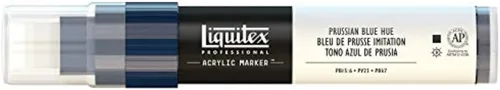 Miniatura 43 de Rotuladores de pintura Liquitex Professional, de punta ancha, Verde fosforescente, 8mm Verde fluorescente