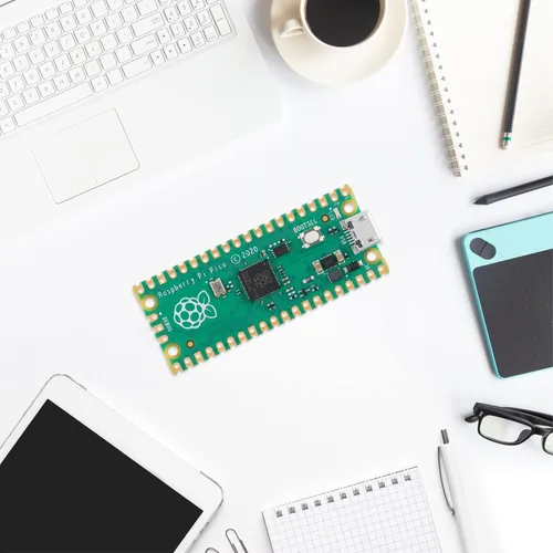 Miniatura 2 de 2 piezas de placa de desarrollo Raspberry Pi Pico, microcontrolador Raspberry Pi RP2040 de doble núcleo ARM Cortex M0+, funcionando hasta 133 MHz