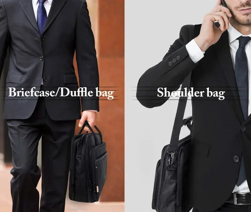Miniatura 2 de Ytonet Maletín para laptop para juegos de 18 pulgadas, funda extragrande expandible para computadora, bolsa resistente al agua para hombres con Negro