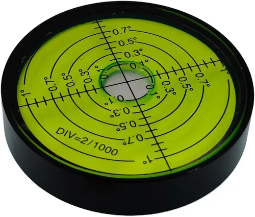 6'/0.079 in Punto de alta precisión Nivel Universal Burbuja Metal Bubble Water Leveler Cross Gauge Pequeño Hogar (negro verde)