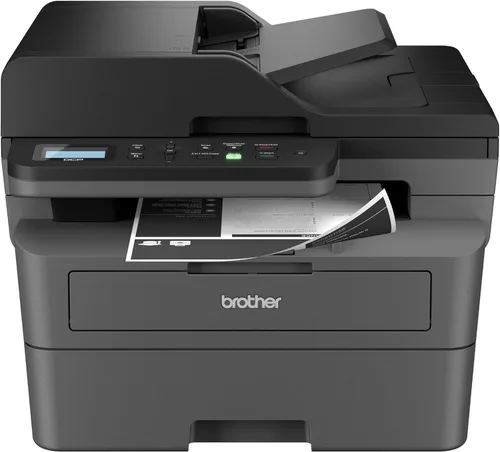 Brother DCP-L2640DW Impresora láser monocromática compacta inalámbrica multifunción con copia y escaneo, dúplex, móvil, blanco y negro | Incluye