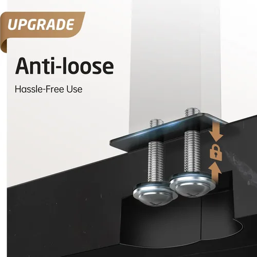 Miniatura 7 de KES Soporte de toallas de pie con base de mármol natural negro, soporte de toallero de 2 niveles para piso de baño, soporte para toallas de baño