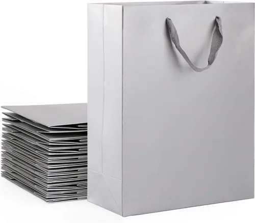 Miniatura 28 de EUSOAR Bolsas de papel de estraza grandes de 9.8 x 5.1 x 12.6 pulgadas a granel, bolsas resistentes para recuerdos de fiesta, cumpleaños, bodas