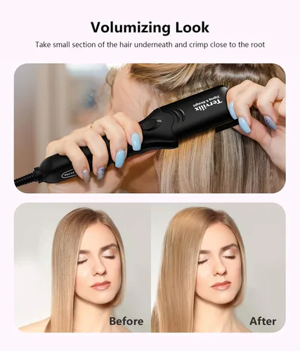 Miniatura 2 de Terviiix Rizadora de Cabello para Mujeres con 4 Placas Intercambiables, Rizadora para Cabello con Infusión de Queratina y Aceite de Argán, Rizadora