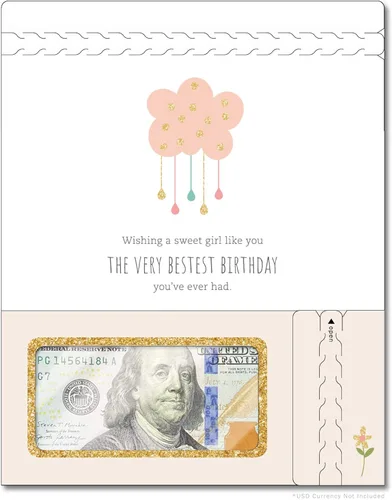 Miniatura 75 de Tarjeta de boda, con dos aperturas de tira para desgarrar, con ventana de plástico transparente que deja ver dinero, cheques o tarjetas de regalo