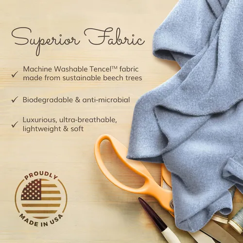 Miniatura 3 de Happyluxe Chales para mujer, UPF 50+, esenciales de viaje, 68 x 35 pulgadas, fabricados en los Estados Unidos