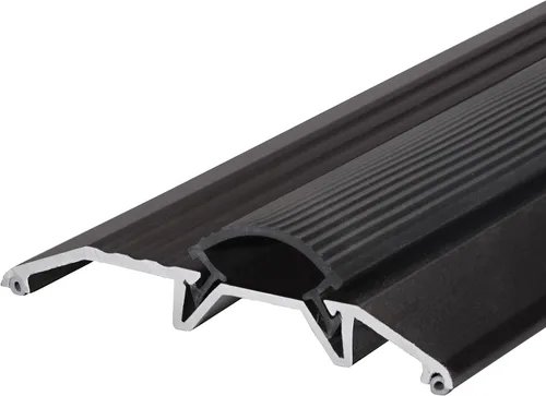 Miniatura 6 de M-D Building Products 10116 3-3/4 pulgadas x 3/4 pulgadas x 36 pulgadas. Umbral de perfil bajo resistente de aluminio bronce y vinilo