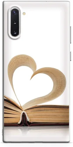 Miniatura 15 de Inspired Cases - Compatible con iPhone XR - Funda protectora con textura 3D para Apple iPhone XR - Página de corazón - Amante de los libros