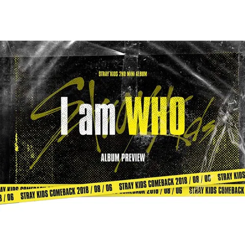 STRAY KIDS 2nd Mini Album - I am who [ I AM Ver. ] CD + Photobook + Photocard + Lyrics Poster + FREE GIFT / K-POP Sealed