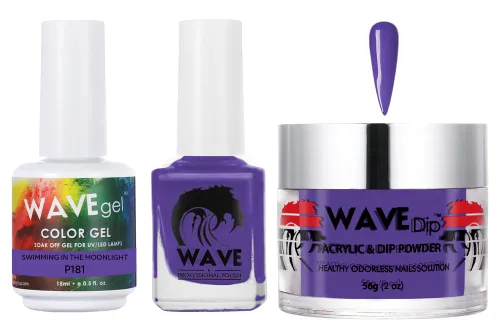 Miniatura 136 de WAVEGEL - Juego de gel de remojo, laca de uñas y polvo acrílico a juego - Colección Simplicity - #P109 Blizzard