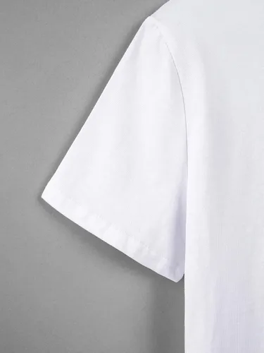 Miniatura 4 de SOLY HUX Camiseta de manga corta con estampado de letras para mujer, camiseta casual de verano