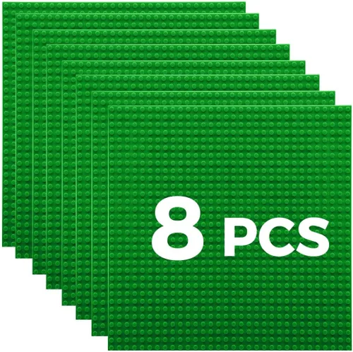 Miniatura 27 de Placas de construcción clásicas de 10 x 10 pulgadas, 100% compatibles con todas las principales marcas y mesas de actividades, plataformas creativas