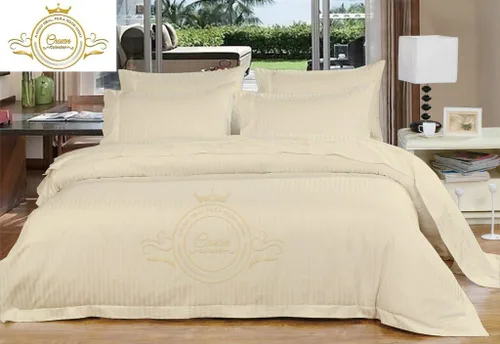 Miniatura 15 de Corona Collection Hotel beddings 600-thread-count Juego de sábana 100% algodón egipcio, 4 pieza Fit hasta 12" Deep Pocket todo Damask rayas elástica