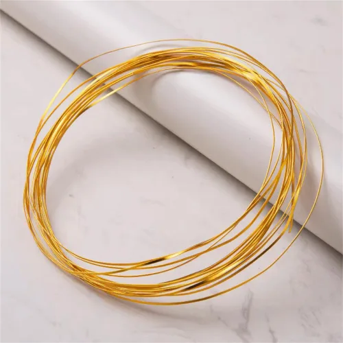 Miniatura 2 de Cloisonné Crafts - Alambre plano esmaltado de aluminio para manualidades, joyería de alambre suave, alambre flexible para manualidades, joyas