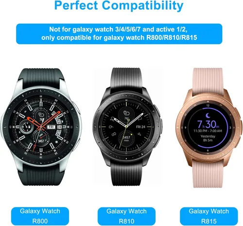 Miniatura 2 de Cargador compatible con Samsung Galaxy Watch 42mm/46mm, base de carga mejorada para reloj inteligente Galaxy SM-R800/R810/R815