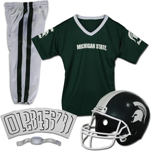 Miniatura 29 de Franklin Sports NCAA - Conjunto de uniforme de fútbol americano para niños, camiseta de fútbol universitario, casco + pantalones para niños y niñas