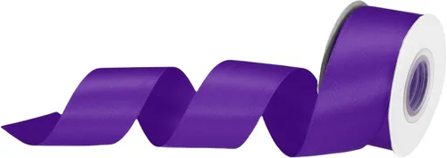 Miniatura 60 de MECCANIXITY Cinta de satén de 3/8 pulgadas de 50 yardas, de grogrén, de seda sólida, fina para ramo de boda, para regalo del día de San Valentín