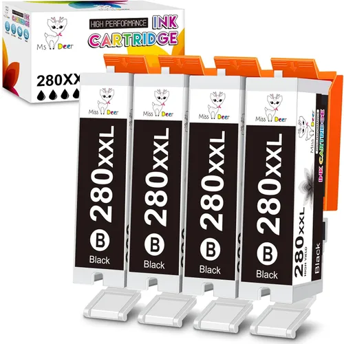 Miniatura 11 de Miss Deer Cartuchos de tinta de pigmento compatibles PGI-2200XL, funcionan con impresoras Maxify MB5320 MB5120 MB5020 iB4120 e iB4020