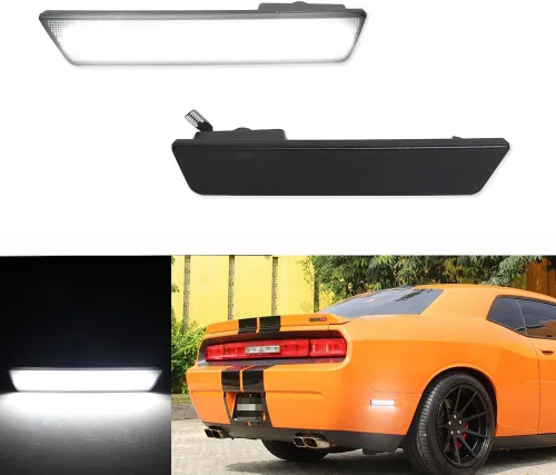 Miniatura 15 de juego completo de luces led amber transparentes compatibles con 2008 2009 2010 2011 2012 2013 2014 Dodge Challenger R/T Classic Rallye Redline SRT8