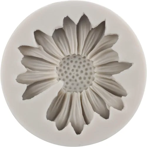Miniatura 7 de Sijiangmold Molde de silicona de flor de crisantemo, moldes de fondant de margaritas para decoración de pasteles, decoración de cupcakes, caramelo