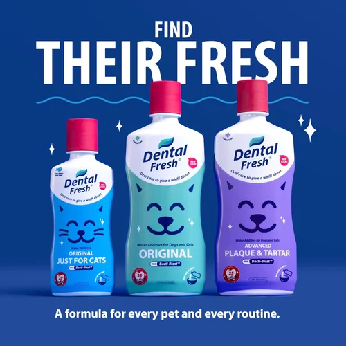 Miniatura 7 de Aditivo para agua Dental Fresh para gatos, sabor a atún para el cuidado dental – Cuidado oral fácil, dientes más limpios, aliento fresco y apoyo