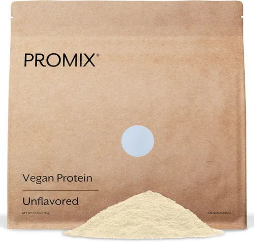 Miniatura 11 de ProMix Nutrition proteína en polvo vegana, 25g de proteína de guisantes amarillos canadienses a base de plantas, Vitamina B12, BCAA - Vainilla - 5