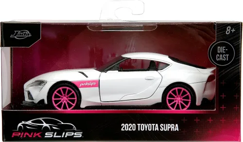 Miniatura 7 de Jada Pink Slips 1:32 W1 2020 GR Toyota Supra - Auto fundido a presión, juguetes para niños y adultos (blanco)