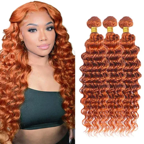 Miniatura 105 de Color 30 paquetes de cabello humano marrón onda del cuerpo paquetes 8 10 12 pulgadas brasileño virgen Remy extensiones de cabello humano doble trama