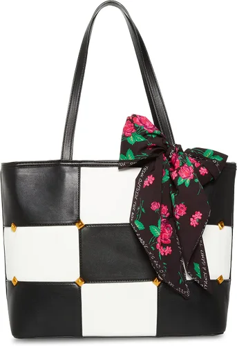 Miniatura 2 de Betsey Johnson Tic Tac Tote, NegroBlanco, NegroBlanco