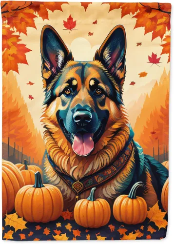 Miniatura 9 de Caroline's Treasures DAC1001GF Affenpinscher - Bandera decorativa para jardín de otoño, decoración para patio exterior, patio, parterres