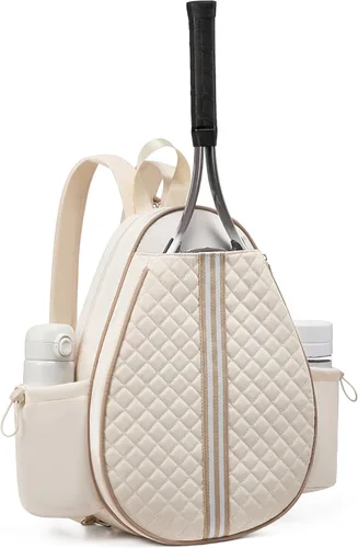 Mochila de tenis Sucipi, mochila de tenis acolchada con bandolera cruzada, bolsas para raquetas de tenis resistentes al agua para mujeres y hombres,