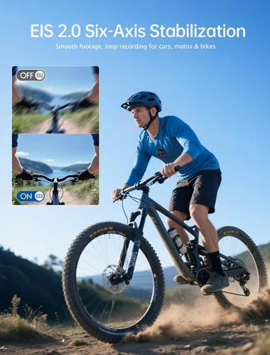 Miniatura 7 de Mini cámaras de acción corporal 4K, cámara corporal POV, cámara deportiva de 64 GB con grabación de audio y video, portátil WiFi magnética