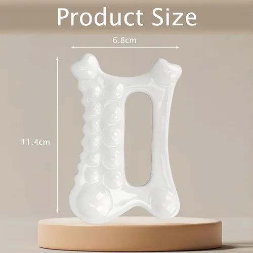 Miniatura 6 de Masaje Gua Sha, tabla de Gua Sha, cerámica reduce la grasa, estática, portátil, placa raspadora de cuerpo completo para mujeres y adultos