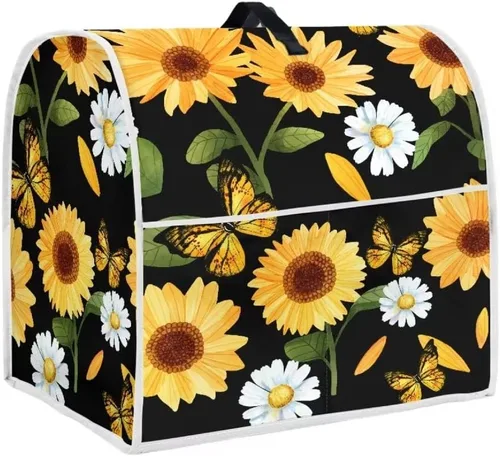 Miniatura 29 de Butterfly Kitchen Aid - Funda acolchada para batidora de pie, se adapta a todos los modelos de cabezal inclinable y elevador de tazón, tela