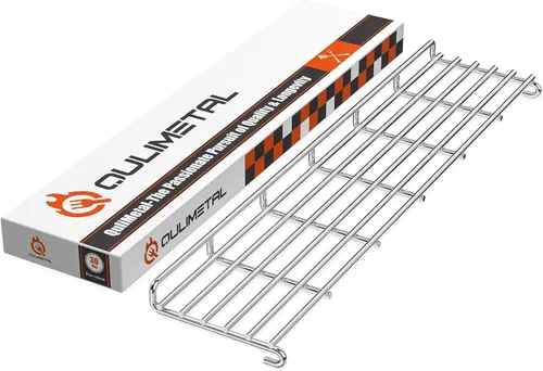 Miniatura 13 de QuliMetal Rejilla de calentamiento de acero inoxidable para Weber Spirit 200 y Spirit II 200 Series, compatible con modelos E/S-210, E/S-220