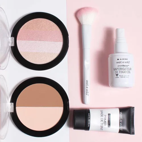 Miniatura 6 de wet n wild MegaGlo - Paleta de maquillaje iluminador en polvo, color rosa pasarela, resaltador facial