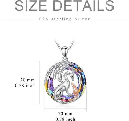 Miniatura 6 de MEIDERBO Regalos para el día de la madre, plata de ley 925, collares con colgante de animales para madre e hija, niño, mujeres, niñas, mamá