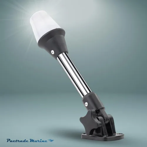Miniatura 9 de Pactrade Marine Luces de Navegación Omnidireccionales para Barcos – Luz de Popa Blanca Incandescente de 9.4 Pulgadas