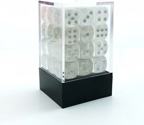 Miniatura 14 de Bescon 0.472 in 6 lados dados 36 en cubo, 0.472 in seis caras Die (36) bloque de dados, efecto Géminis en todos los colores surtidos de flores
