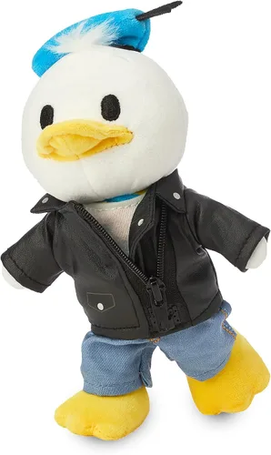 Miniatura 3 de Disney Store Peluche oficial de Donald Duck NuiMOs, peluche suave con características bordadas, manos posables y cabeza giratoria, manos magnéticas