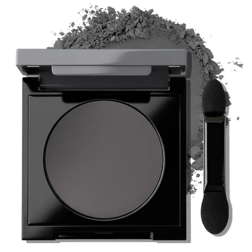 Miniatura 32 de Erinde Sombra de Ojos Negra, Sombra de Ojos Mate en Polvo Compacto, Maquillaje de Párpado de Tono Mate para Mujeres, Alta Pigmentación, Larga 01#