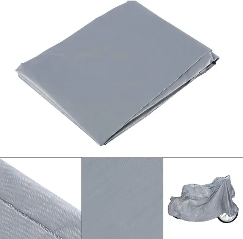 Miniatura 7 de Funda impermeable para motocicleta, impermeable para lluvia, a prueba de polvo, universal, impermeable, para exteriores, compatible con ciclomotor